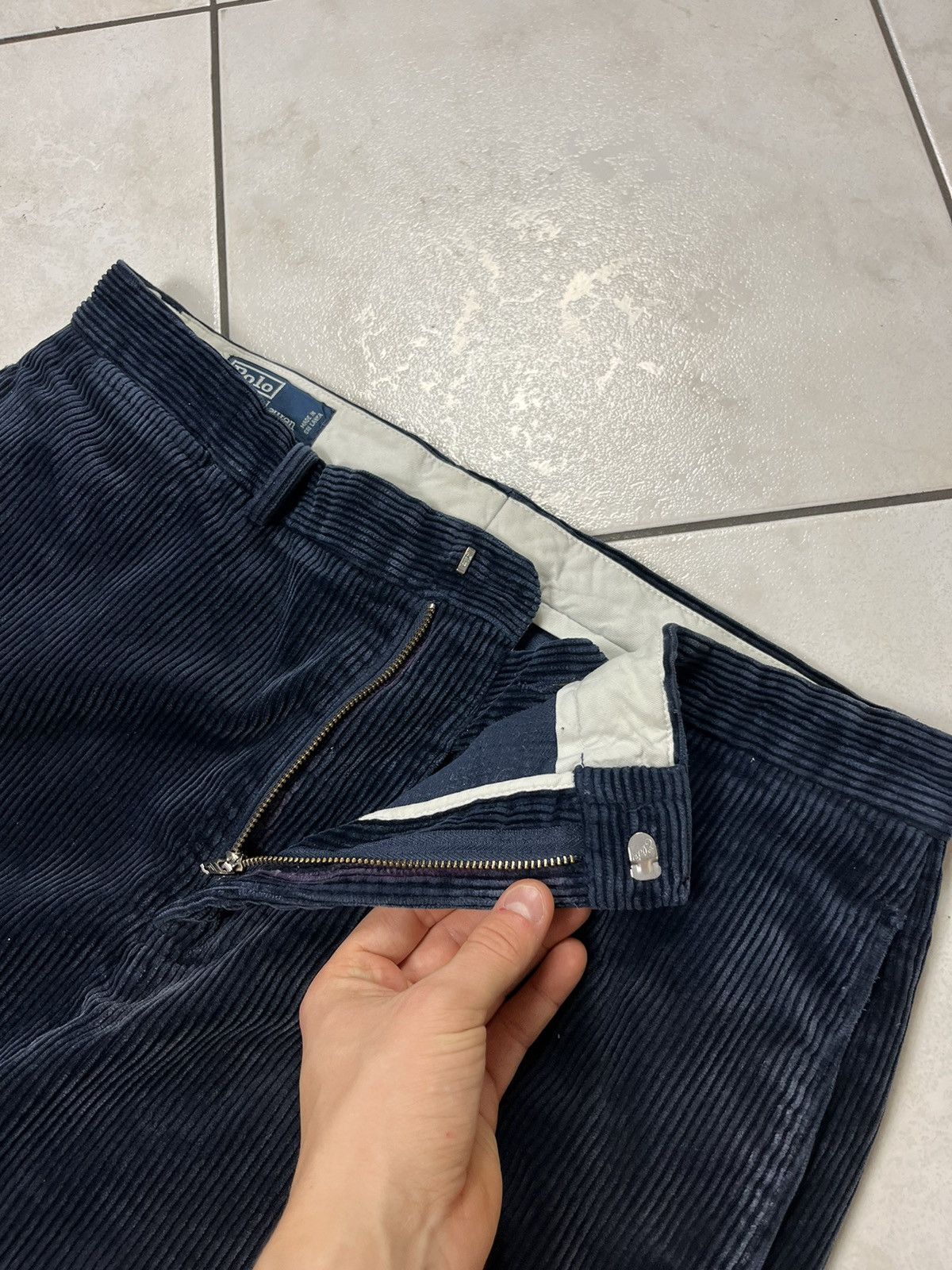 Polo Ralph Lauren × Ralph Lauren × Vintage Vintage 90s Polo Ralph Lauren heavy corduroy pants trousers Size US 34 / EU 50 - 12 Thumbnail