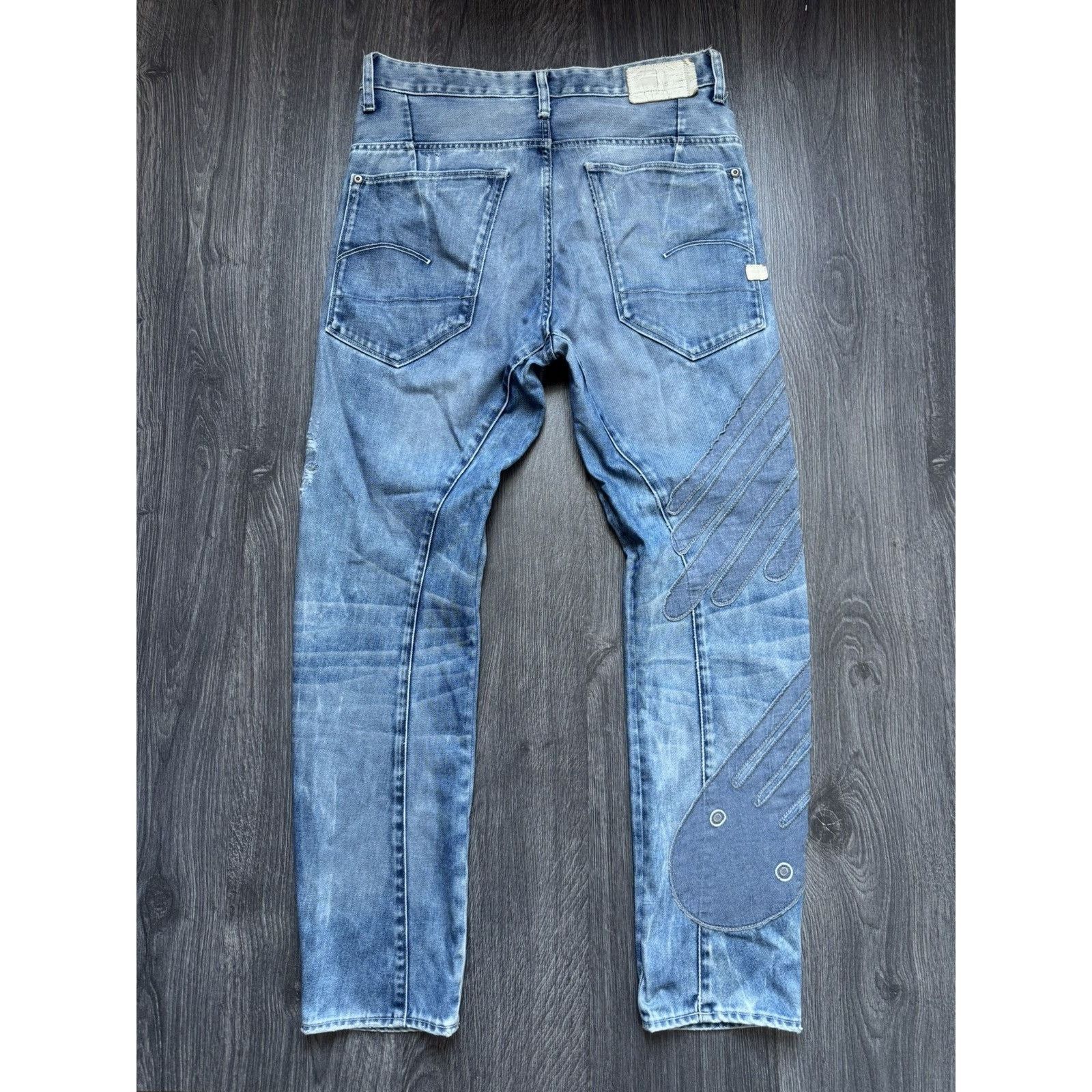 G-Star × Pharrell × Vintage Vintage G star Pharell Wiliams for G-Star Denim Pants Size US 33 - 6 Thumbnail