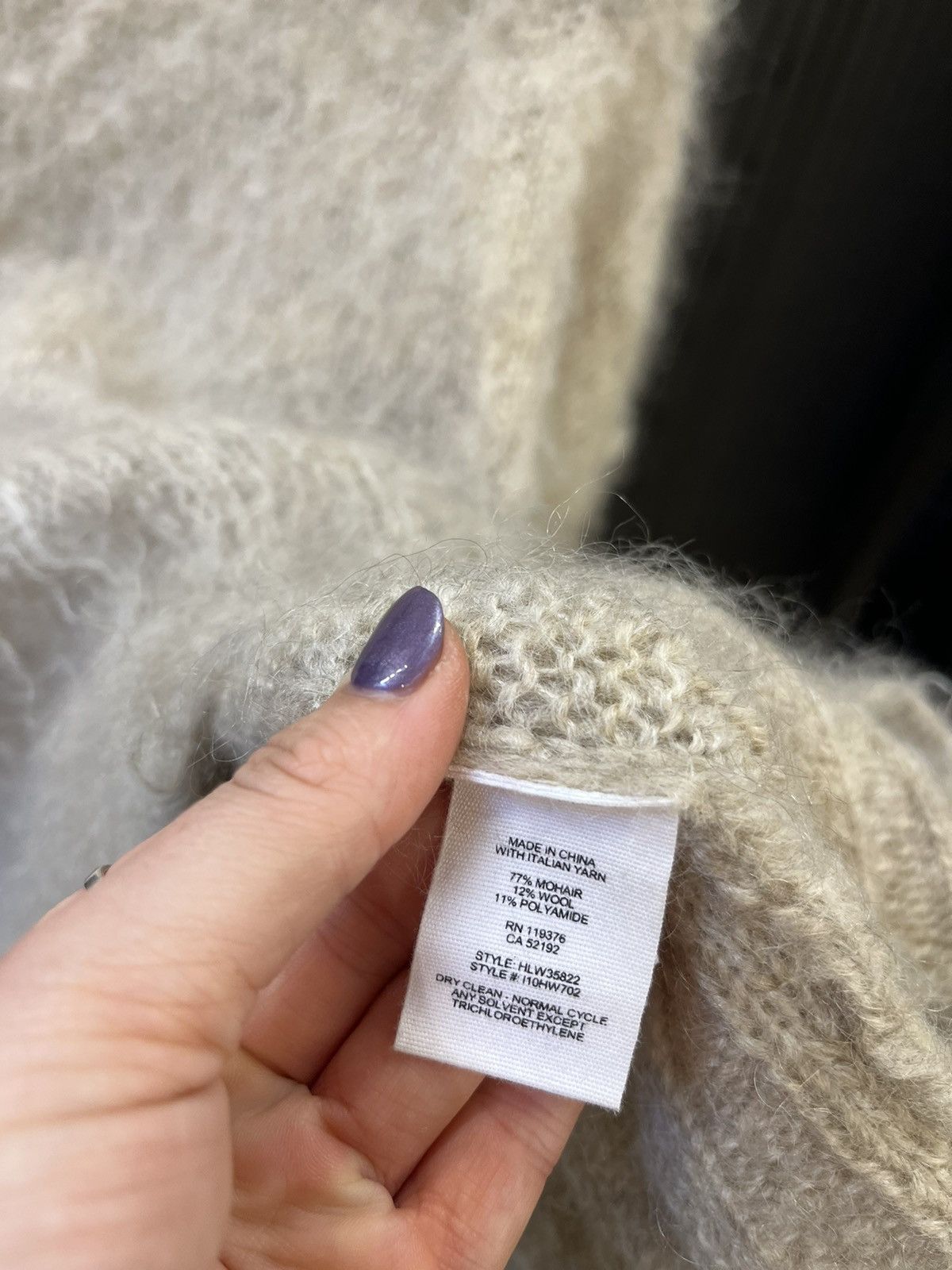 Helmut Lang Helmut Lang Mohair Wool Knit Sweater Size US M / EU 48-50 / 2 - 4 Thumbnail