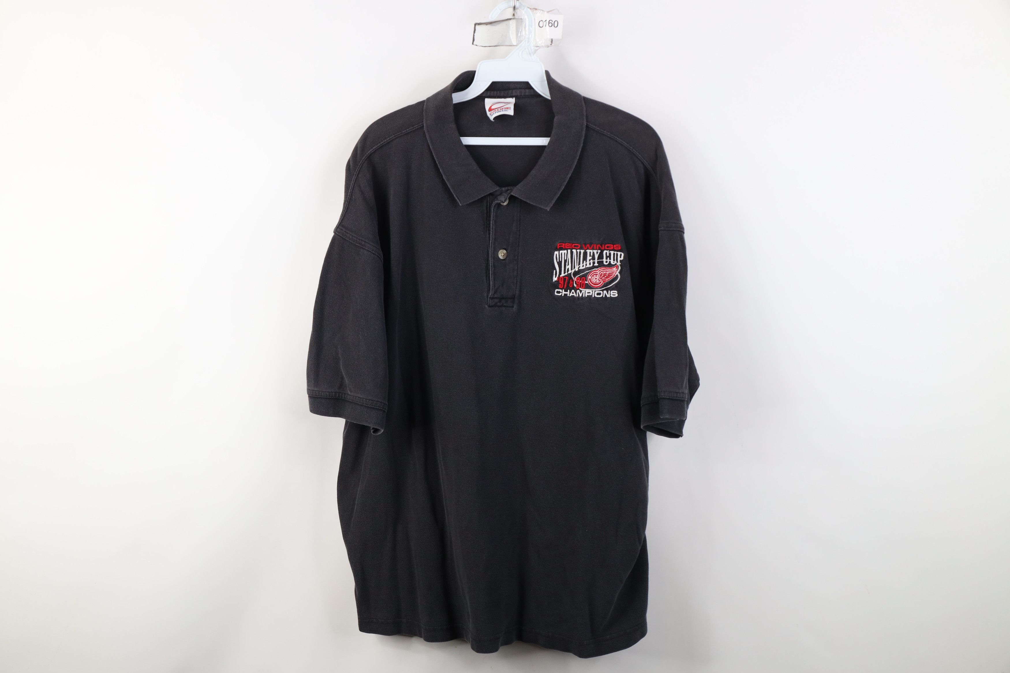Vintage Vintage 90s 1997 1998 Stanley Cup Champs Red Wings Polo Size US XL / EU 56 / 4 - 1 Thumbnail
