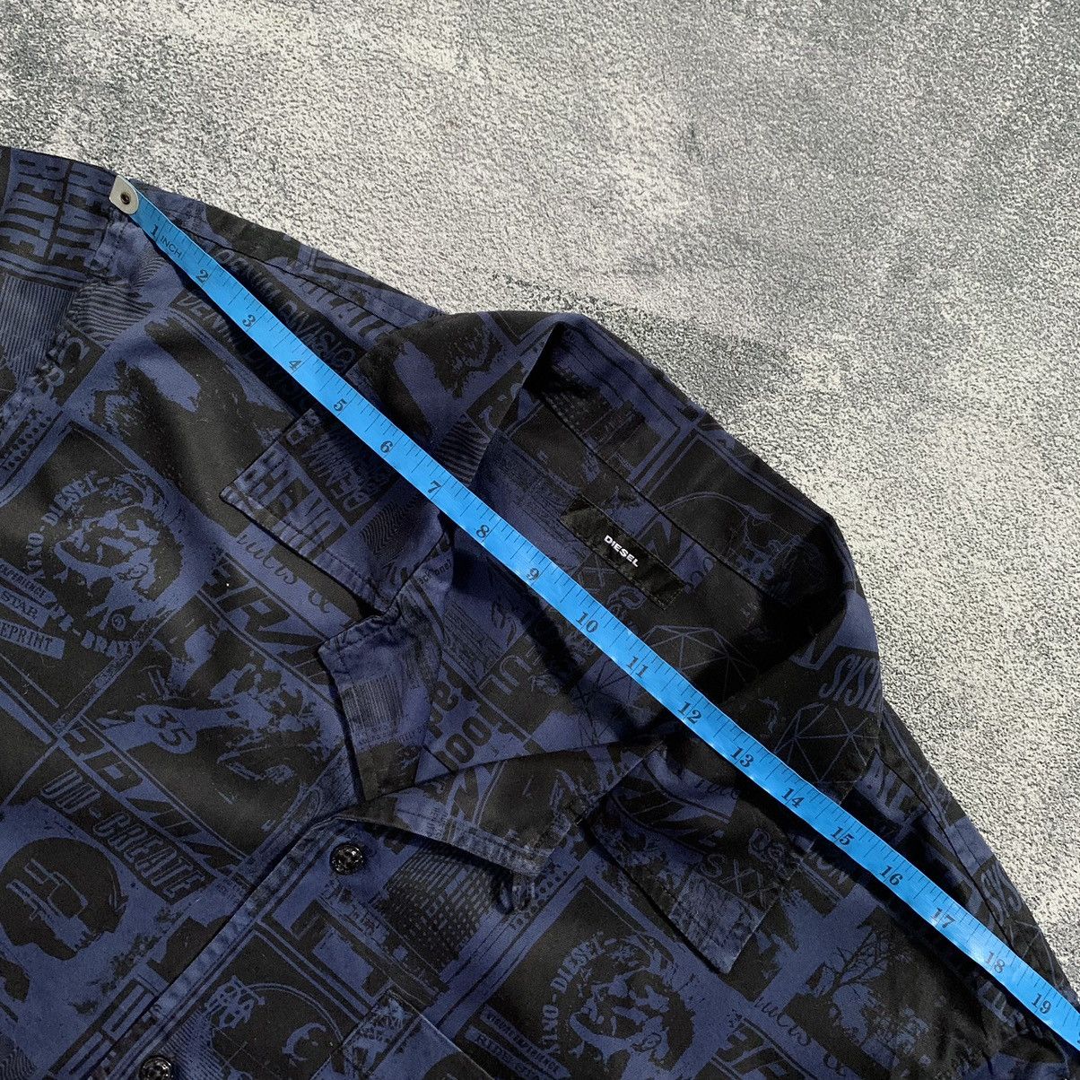 Diesel × Diesel Black Gold 🔥RARE🔥Diesel All over print Shirt Size US L / EU 52-54 / 3 - 12 Thumbnail