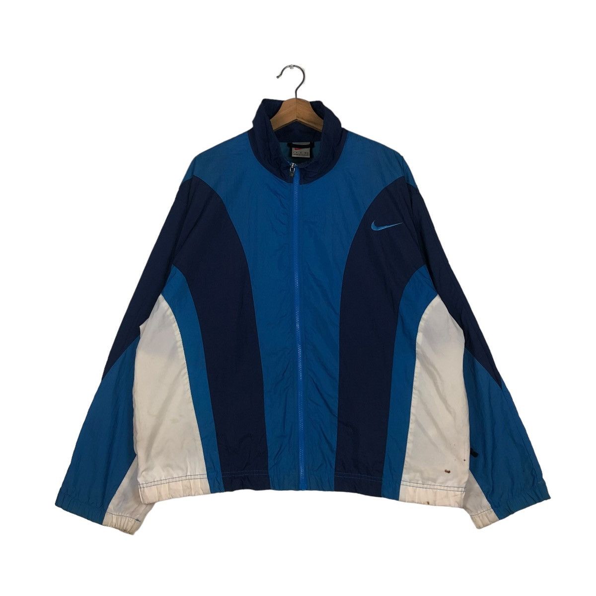 Nike 📌VINTAGE NIKE WINDBREAKER ANORAK JACKET BIG SWOOSH Size US M / EU 48-50 / 2 - 2 Thumbnail
