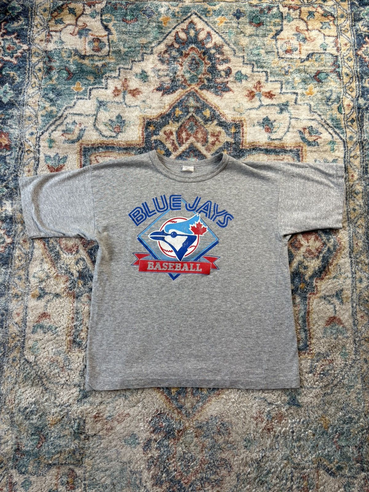 Vintage Vintage MLB Toronto Blue Jays Logo T-shirt Medium Size US M / EU 48-50 / 2 - 1 Thumbnail
