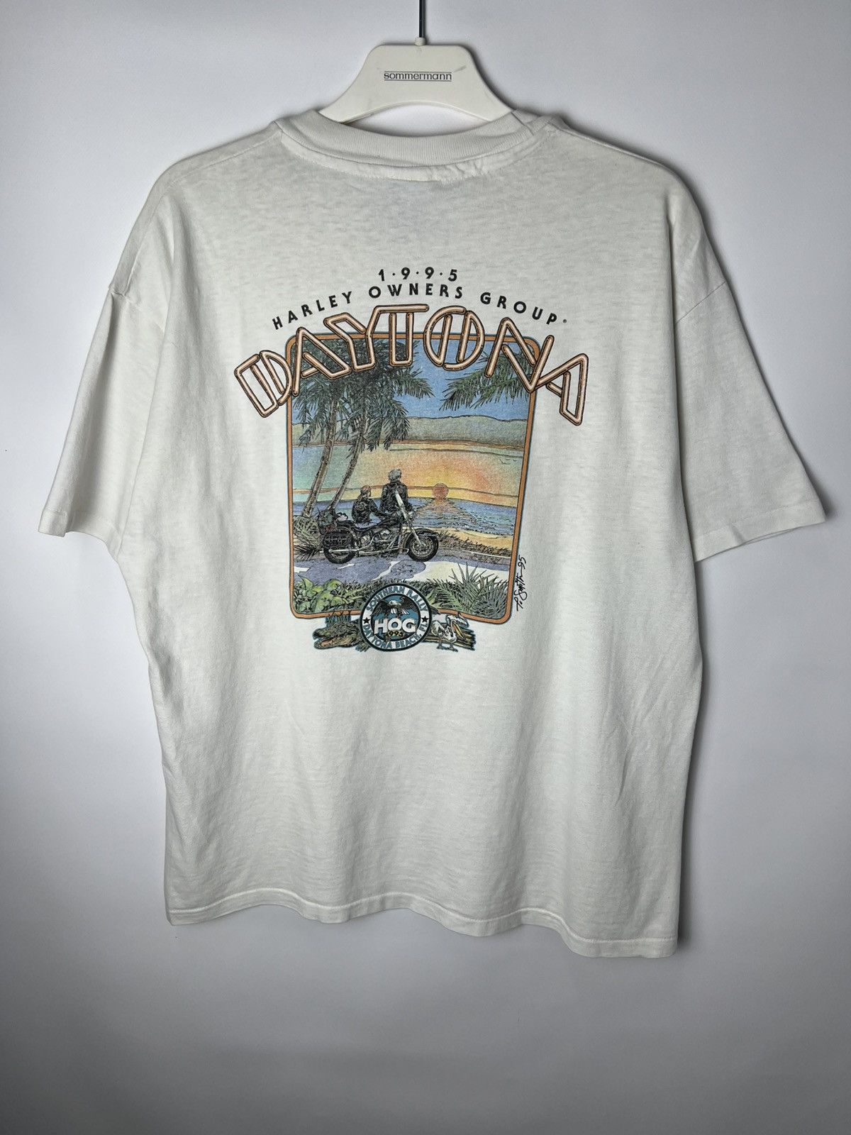 Harley Davidson Vintage Harley Davidson T-Shirt Daytona Southern Rally 1995 Size US L / EU 52-54 / 3 - 1 Thumbnail