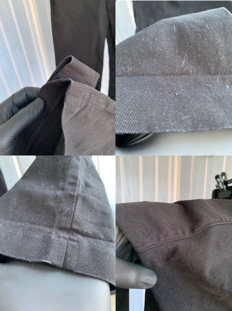 Percival × Vintage Percival Black Cotton &Elastane Pockets Button Trousers Size US 30 / EU 46 - 20 Thumbnail