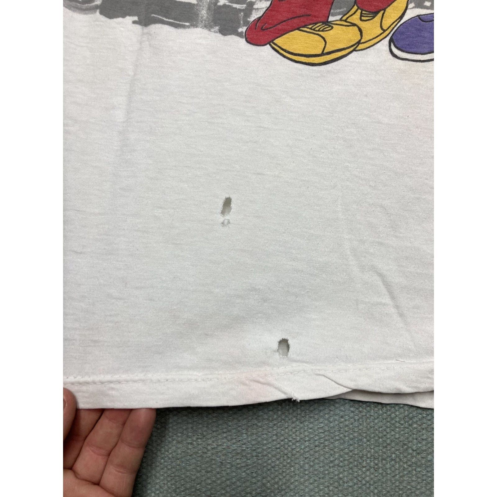 Disney VINTAGE 90s Disney graphic T-Shirt Mickey Minnie Mouse cartoon downtown large Men L White, 90s, Disney, Crew Neck, T-Shirt? Size US L / EU 52-54 / 3 - 3 Thumbnail