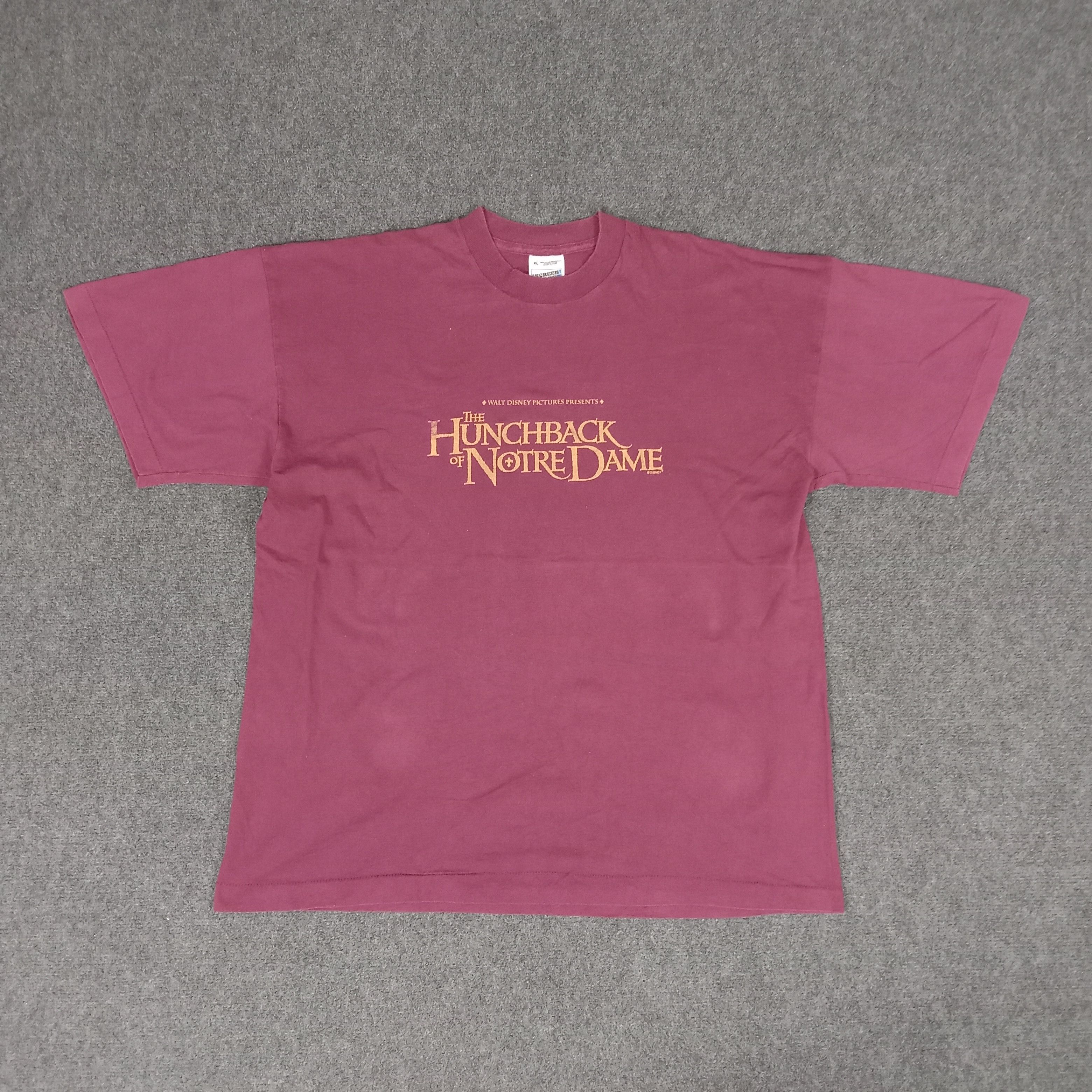 Vintage The Hunchback of Notre Dame Musical Movie Tshirt Size US XL / EU 56 / 4 - 1 Thumbnail