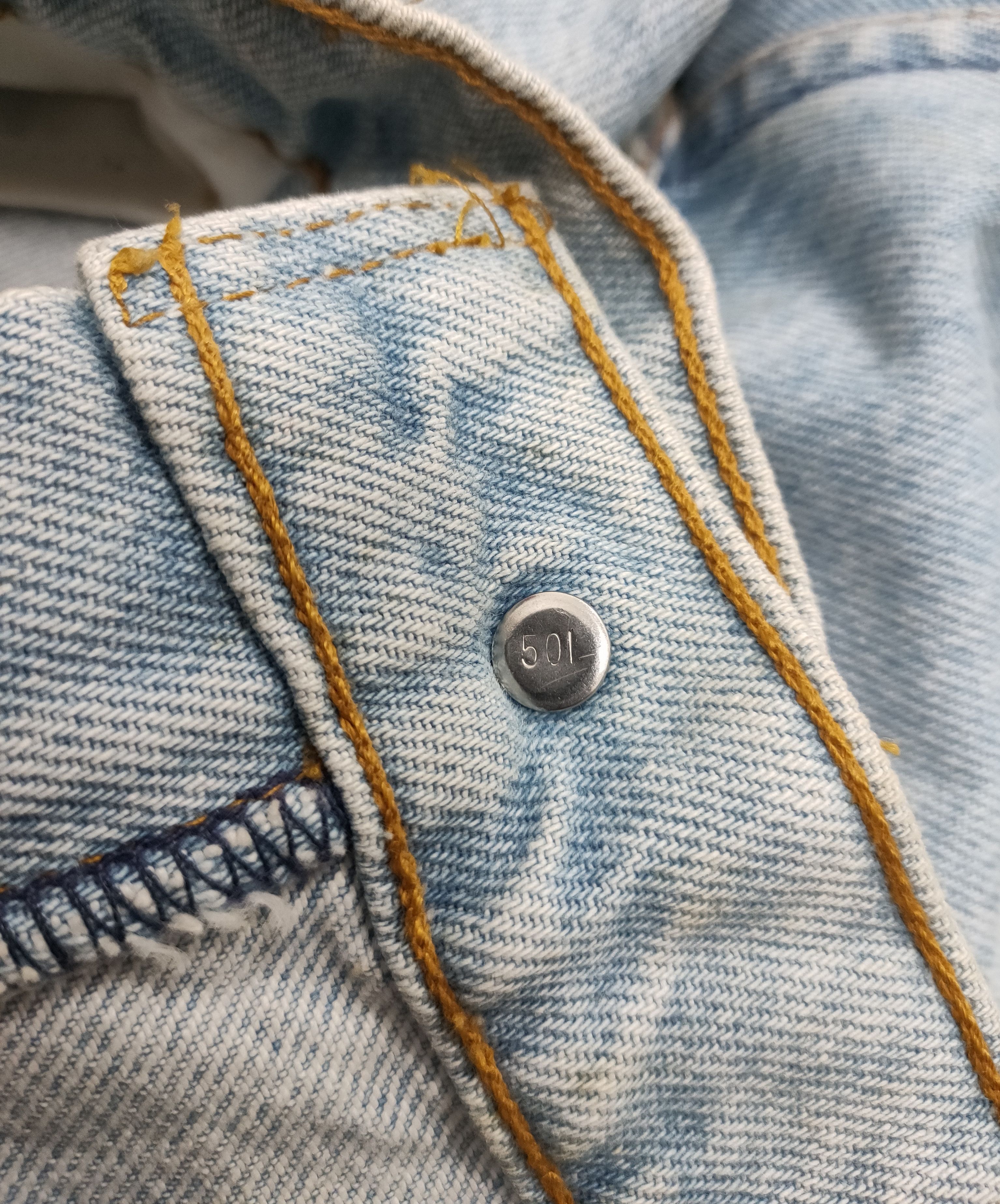 Levi's × Levi's Vintage Clothing 💥Vintage 90's Levi's 501 Denim💥 Size US 34 / EU 50 - 12 Thumbnail