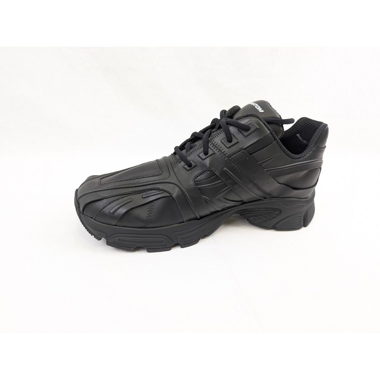 Balenciaga o1rshd1 Nappa Silk Phantom Sneakers in Black Size US 12 / EU 45 - 10 Thumbnail