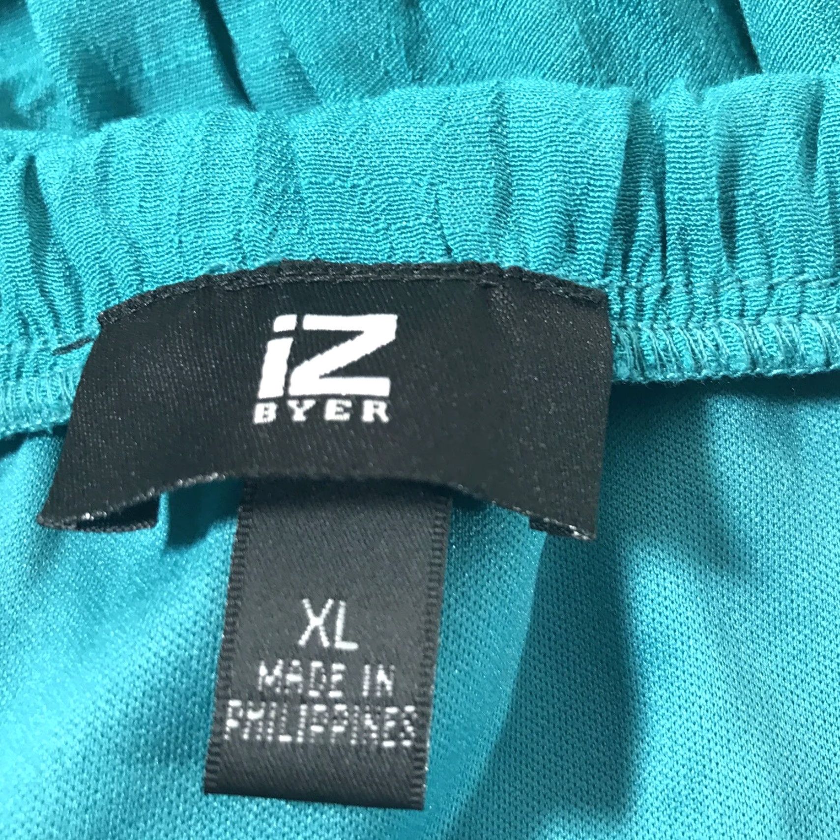 Vintage Iz Byer Women's Maxi Dress Sleeveless Ruffled Turquoise Bohemian Casual Party Summer XL Size XL / US 12-14 / IT 48-50 - 5 Thumbnail