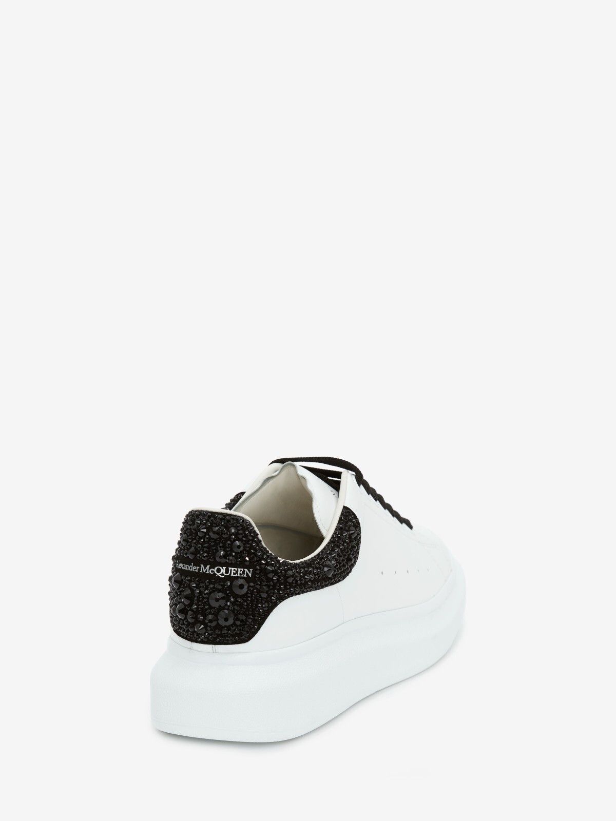 Alexander McQueen MCQUEEN Oversized Men's Wht/Blk Sneakers New Size US 11.5 / EU 44-45 - 4 Thumbnail