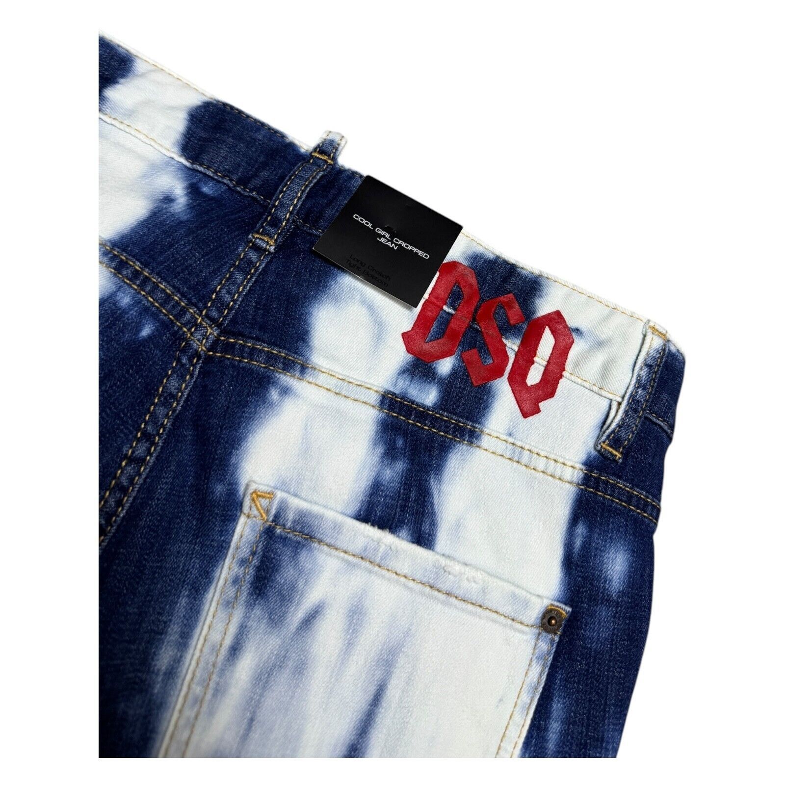 Dsquared2 DSQUARED 2 (NWT) Mid Rise Crop Bleach Designer Jeans Size 4 Size 32" / US 10 / IT 46 - 6 Thumbnail