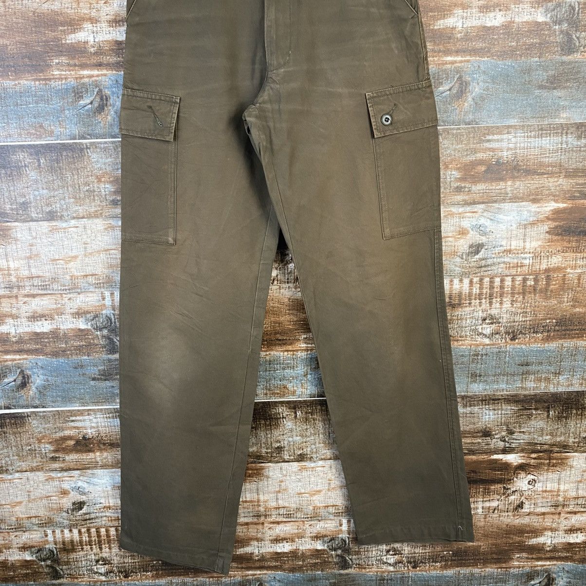 Vintage DL Unique Clothing Warehouse Brown Cargo Pants #C976 Size US 27 - 3 Thumbnail