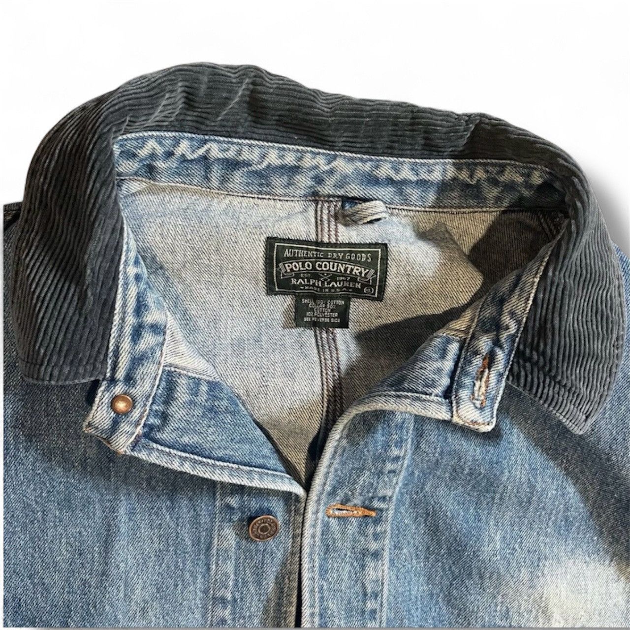 Ralph Lauren Ralph Lauren Polo Country 90s Denim Chore Coat - XL Size US XL / EU 56 / 4 - 4 Thumbnail
