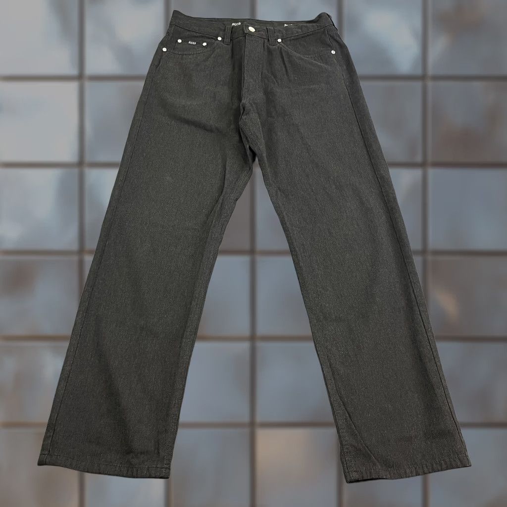 Hugo Boss HUGO BOSS Jeans Regular Straight 32 32 Black Vintage No Denim 5-Pocket Mens Pants Size US 32 / EU 48 - 1 Thumbnail
