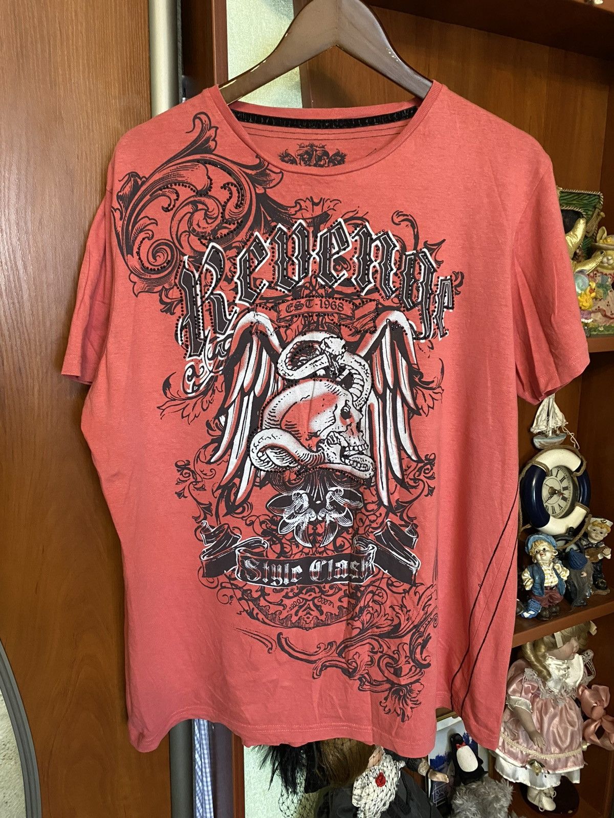Burton Rare Burton Affliction Style Skull Ed hardy style Y2K Tee Size US XL / EU 56 / 4 - 1 Thumbnail