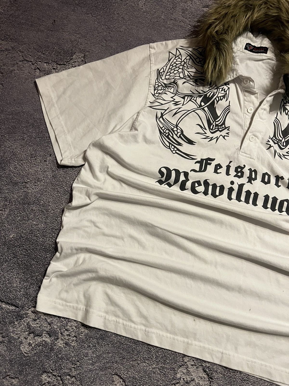 Vintage Archive Shirt If Six Was Nine Style / Y2K Fur Glamour Vibe Size US XXL / EU 58 / 5 - 5 Thumbnail