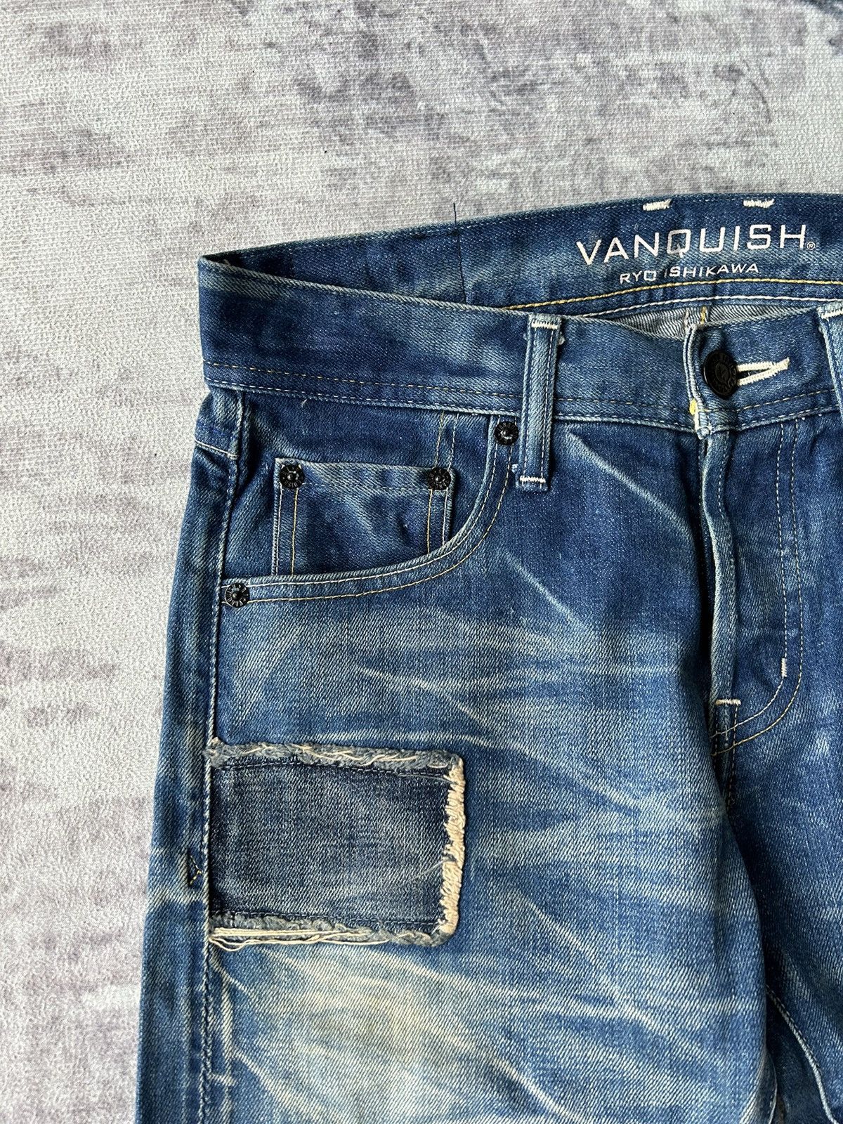 Vanquish Vanquish Distressed Punk Jeans Size US 30 / EU 46 - 8 Thumbnail