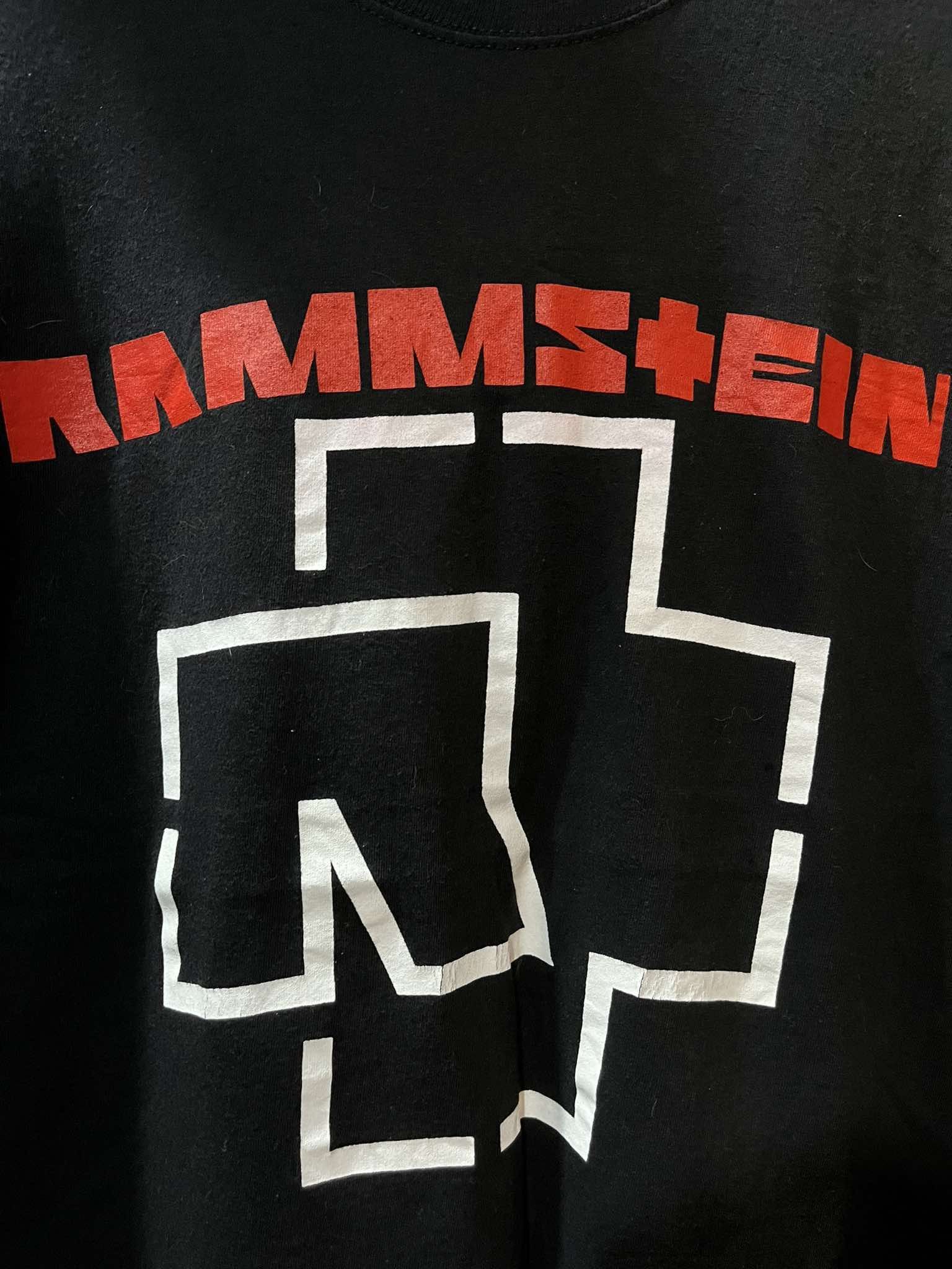 Band Tees Rammstein Industrial Metal Band Tee Logo 00s Size US L / EU 52-54 / 3 - 3 Thumbnail