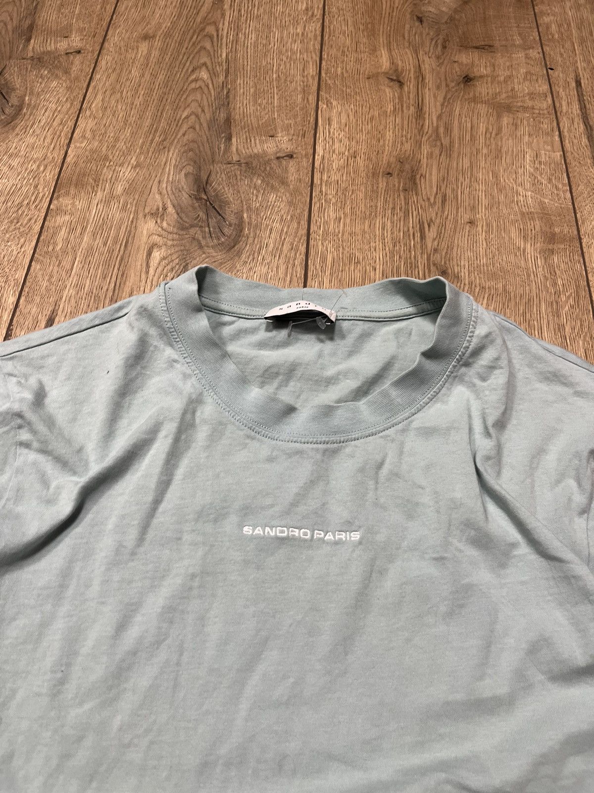 Sandro Sandro Center Logo T-Shirt Mens Size US M / EU 48-50 / 2 - 2 Thumbnail