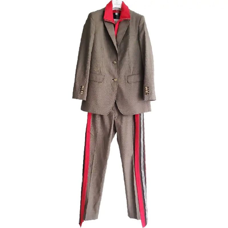 Burberry Burberry Coffee Check Pattern Women's Short Trench Coat Size M / US 6-8 / IT 42-44 - 1 Thumbnail