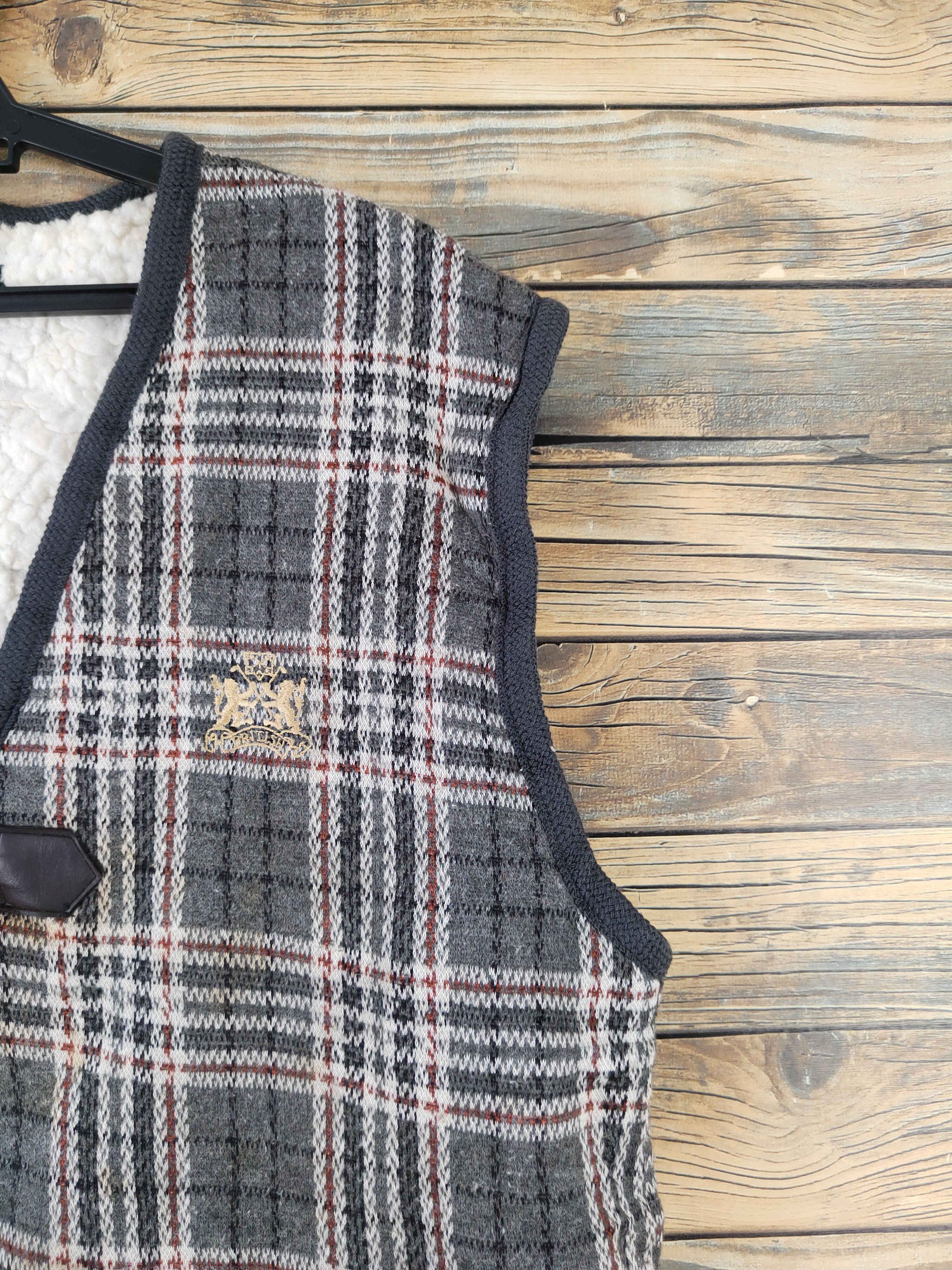 Japanese Brand × Vintage Vintage Furr Old Memories Dark Gray Vests Size US L / EU 52-54 / 3 - 7 Thumbnail