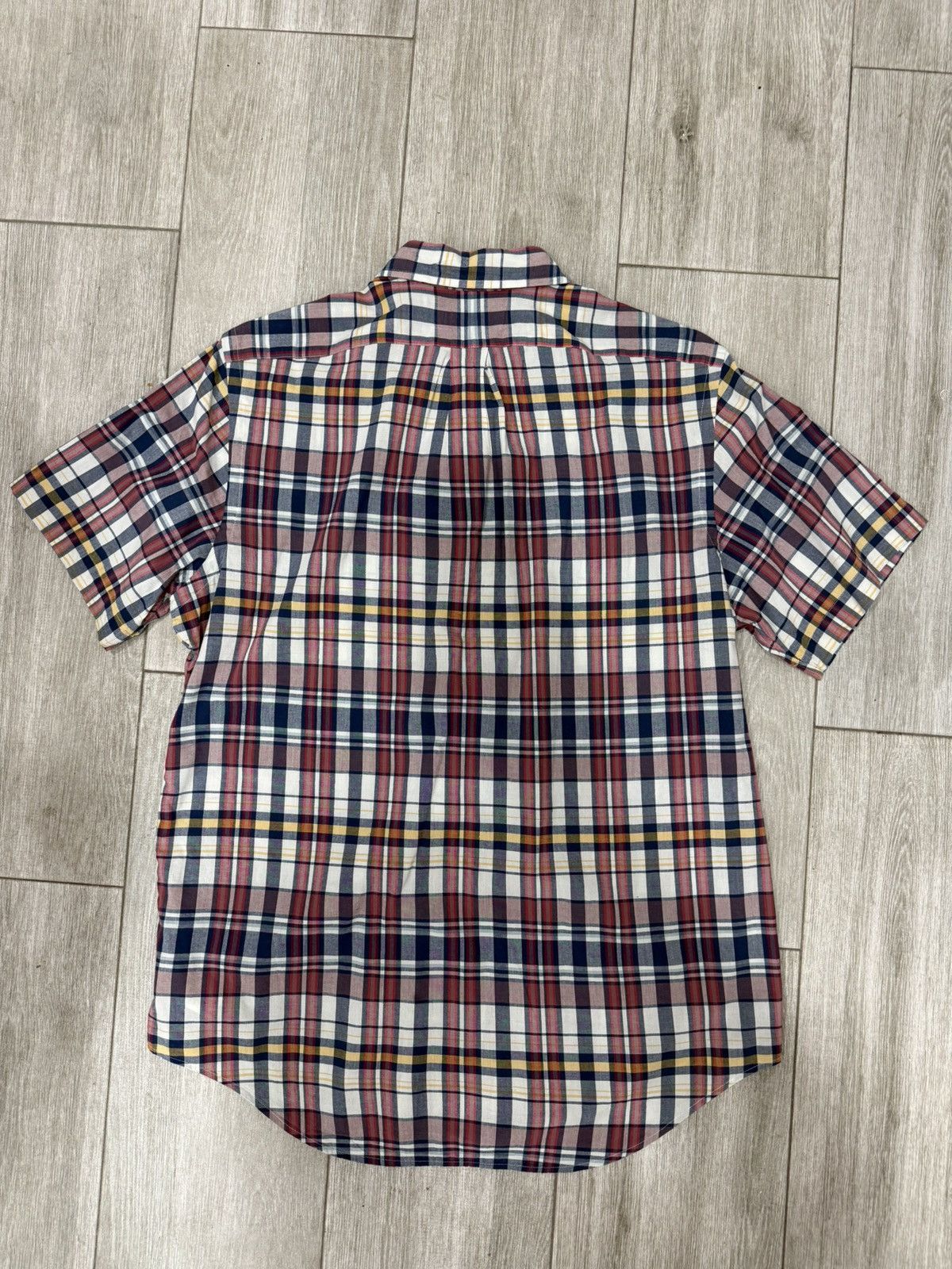 Polo Ralph Lauren Polo Ralph Lauren Plaid Button-Up Short Sleeve Shirt Large Size US L / EU 52-54 / 3 - 6 Thumbnail