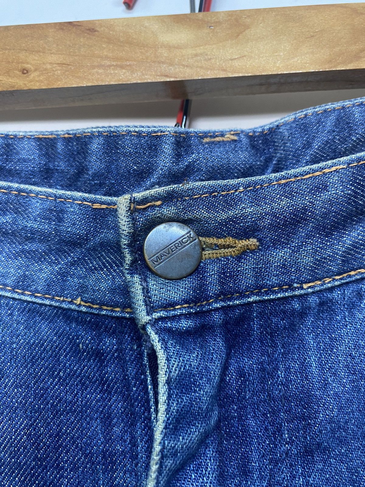 Japanese Brand × Vintage VINTAGE MAVERICK BLUE BELL FLARED BOOTCUT DENIM JEANS Size US 30 / EU 46 - 9 Thumbnail