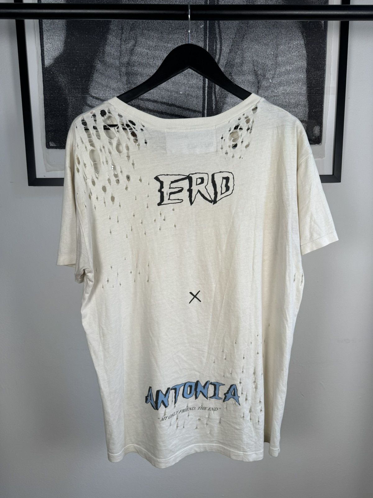 Enfants Riches Deprimes 🚭2017 GRAIL🚭1 of 25 HAND-THRASHED "SAD MICKEY" COLLAB SHIRT Size US L / EU 52-54 / 3 - 2 Thumbnail