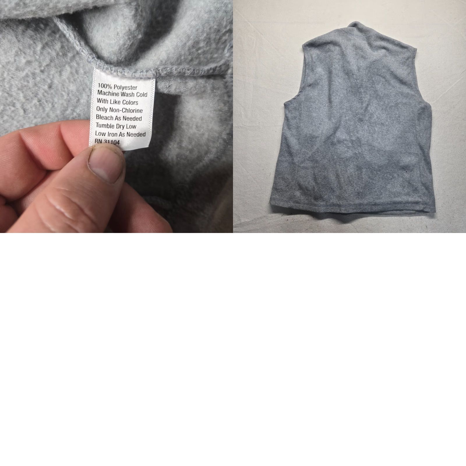 Vintage Saddlebred Sweater Vest Solid Gray Golf Vest Sleeveless Adult Men's XL Gray Knit Vest, 90s Classic Preppy, Golf, Casual, Workwear Mens XL Size US XL / EU 56 / 4 - 8 Thumbnail