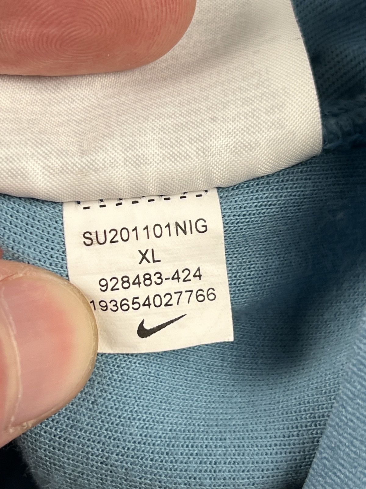 Nike Nike Tech Fleece Baby Blue Hoodie Jacket Maduro Style Size US XL / EU 56 / 4 - 8 Thumbnail