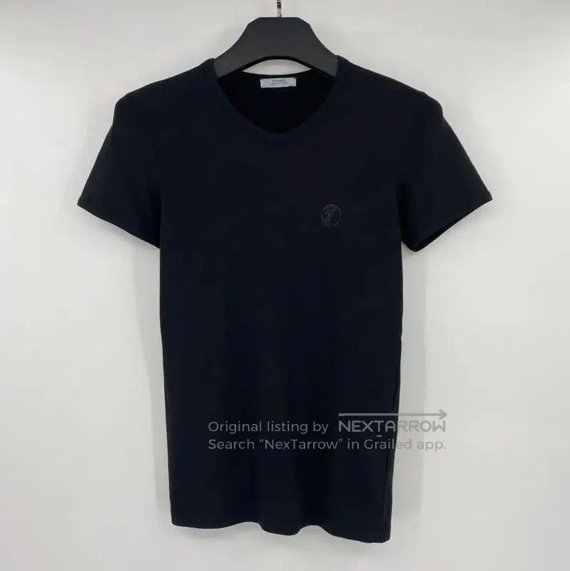 Versace Versace Women's Black Cotton T-Shirt . Size L / US 10 / IT 46 - 1 Thumbnail