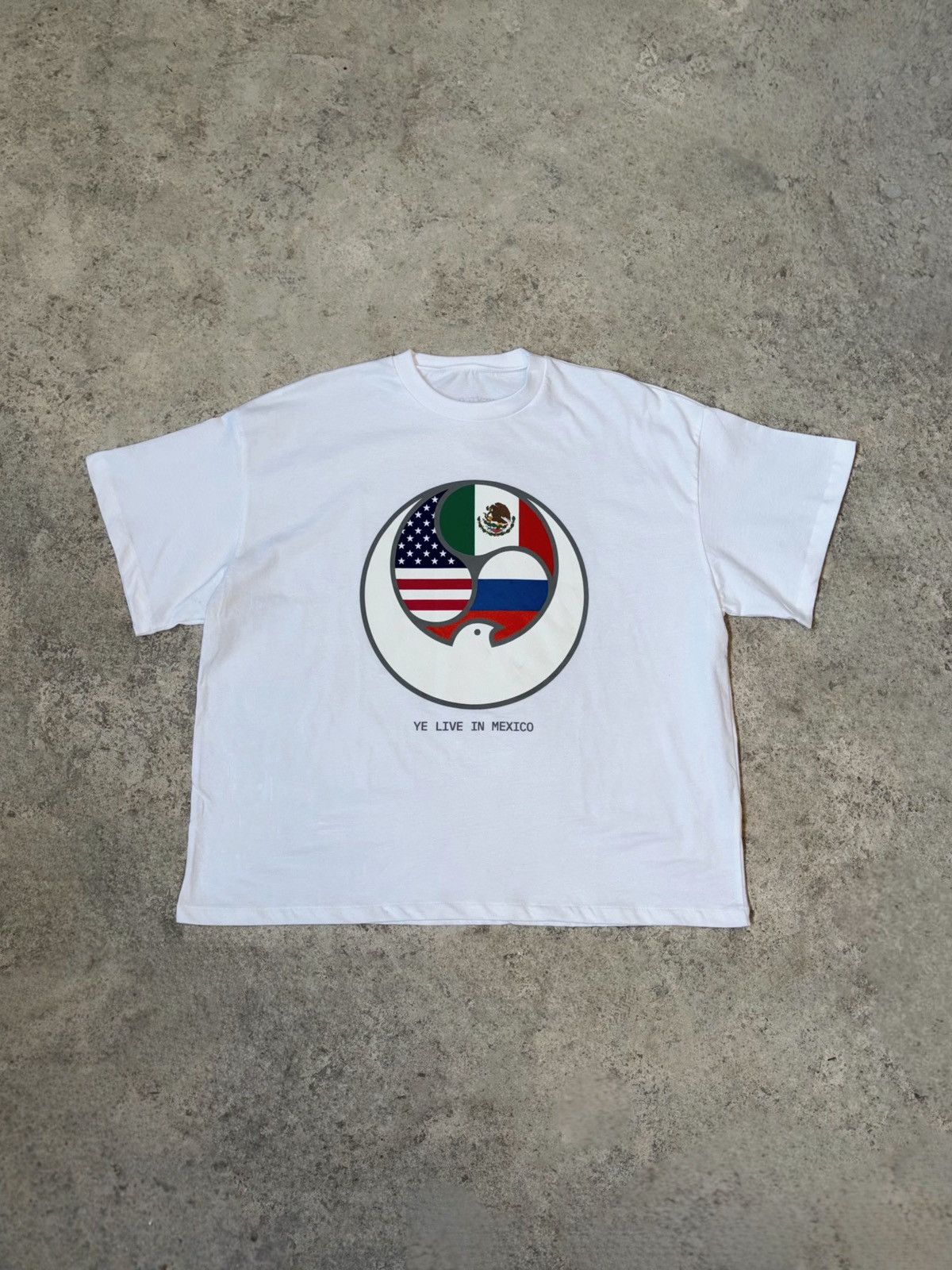 YZY TS-07 White T-Shirt (Mexico Concert Merch)