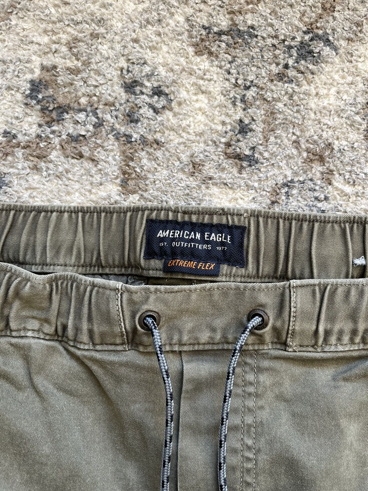 American Eagle Outfitters American Eagle Green Khaki Joggers Youth Small Size US 28 / EU 44 - 3 Thumbnail