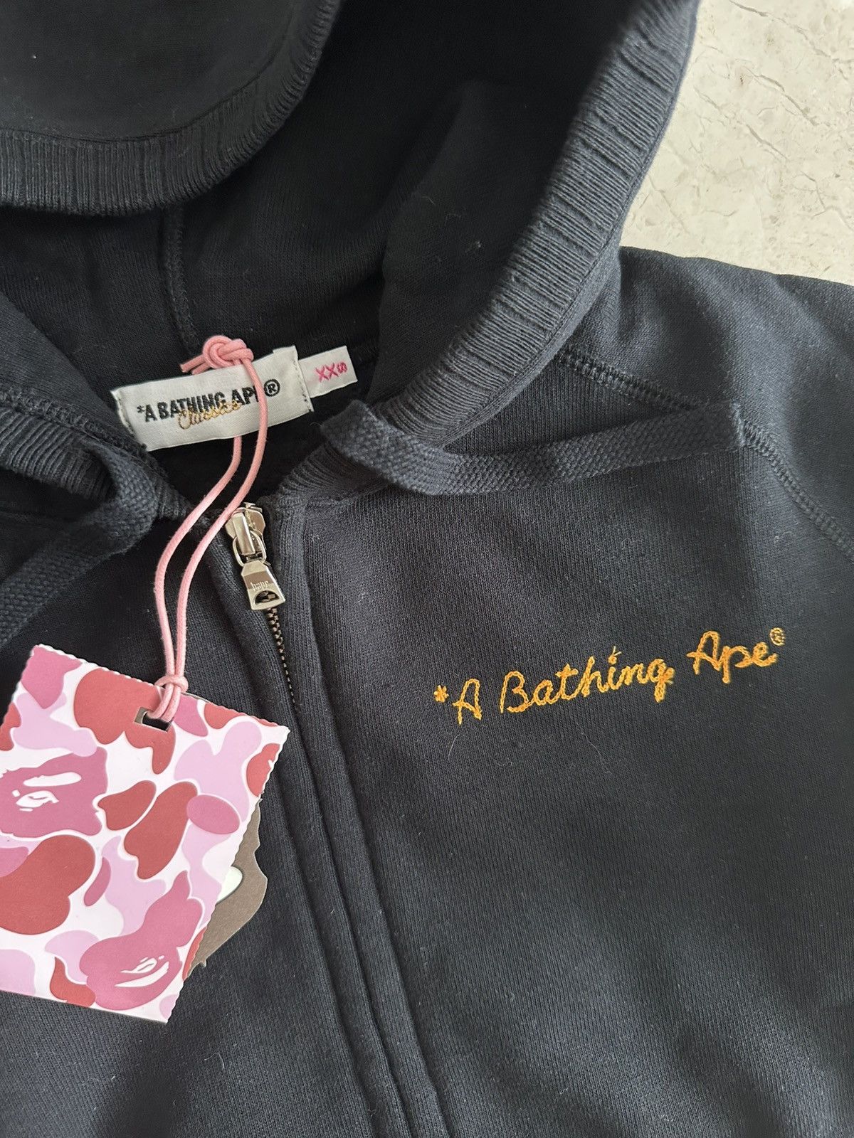 Bape College Embroidered Logo Hoodie Size XXS / US 00 / IT 34 - 5 Thumbnail