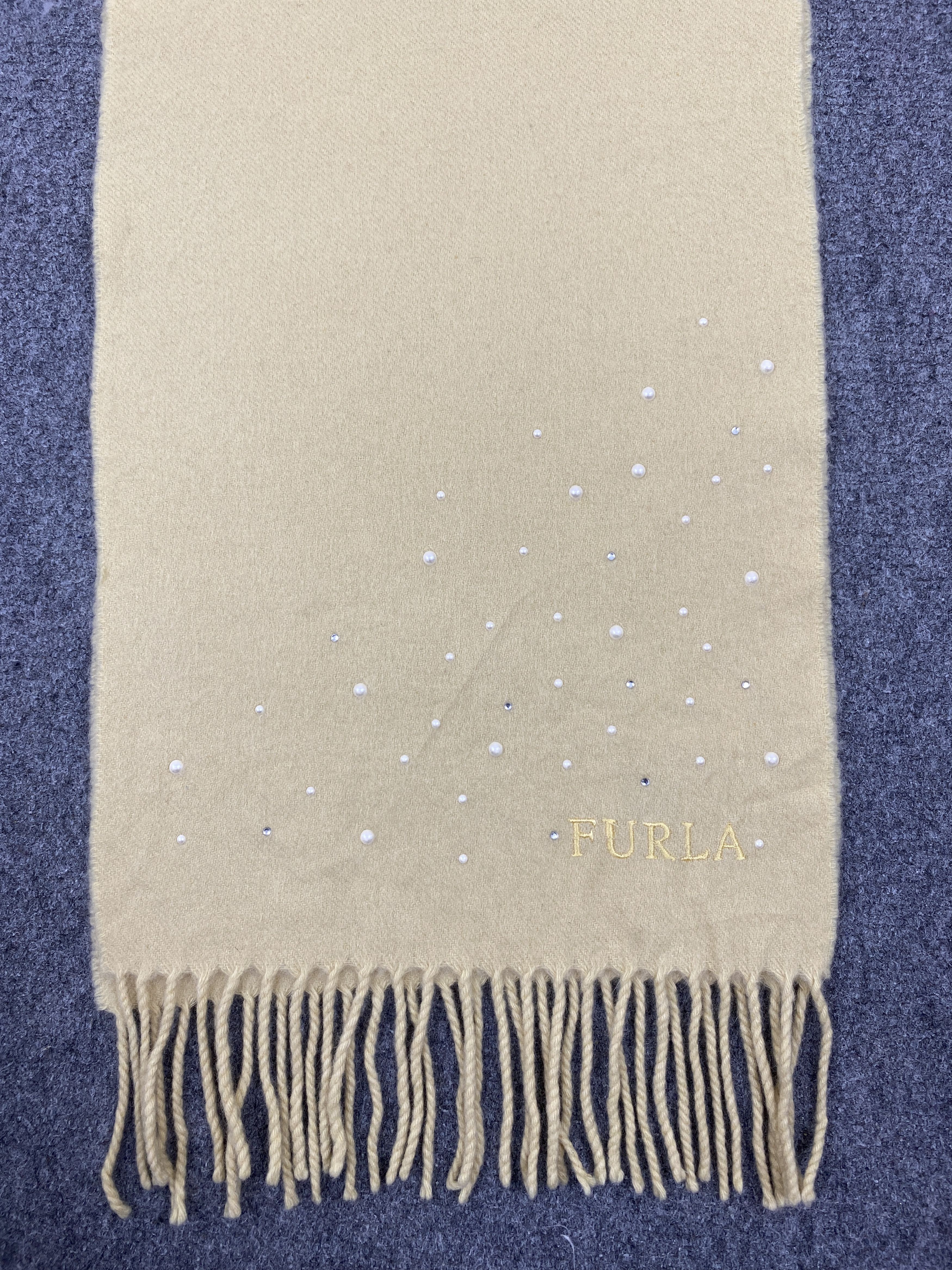 Furla Vintage Furla Scarf / Muffler Neckwear SC0089 Size ONE SIZE - 7 Thumbnail
