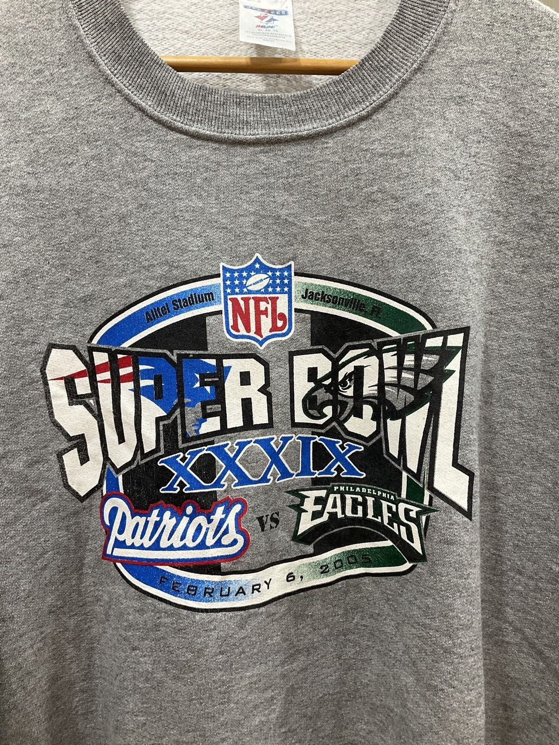 Vintage Vintage NFL Super Bowl xxxix Sweatshirt Size US XL / EU 56 / 4 - 2 Preview