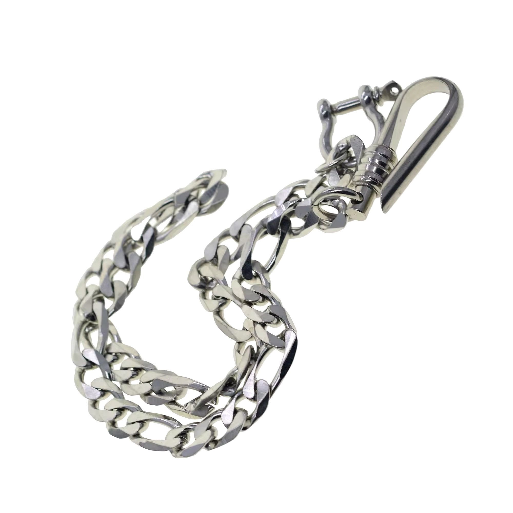 Jewelry Stainless Steel Wallet Pants Chain Size ONE SIZE - 2 Thumbnail