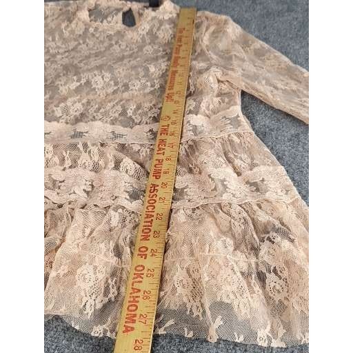 Buffalo David Bitton Buffalo David Bitton Sheer Feminine Lace Blouse Women Sz M P Size M / US 6-8 / IT 42-44 - 6 Thumbnail