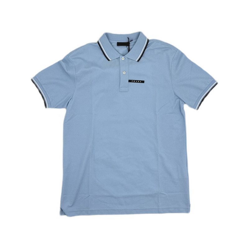Prada Prada Stripe Logo Short Sleeve Polo Shirt-2506 Size US XL / EU 56 / 4 - 3 Thumbnail