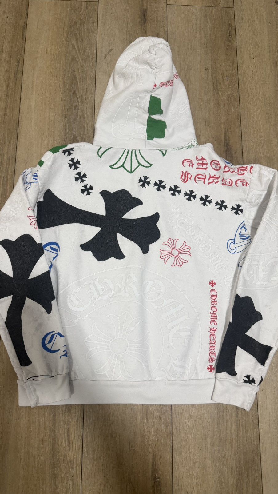 Chrome Hearts Chrome hearts white stencil hoodie Size US XS / EU 42 / 0 - 6 Thumbnail