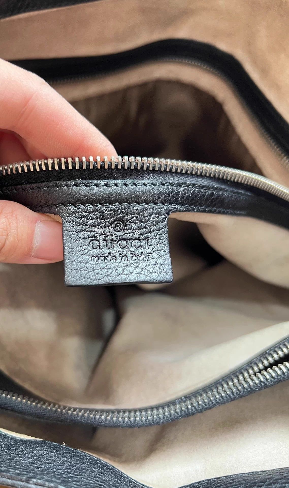 Gucci Gucci Thick Leather Tote Bag 45x40 Size ONE SIZE - 6 Thumbnail