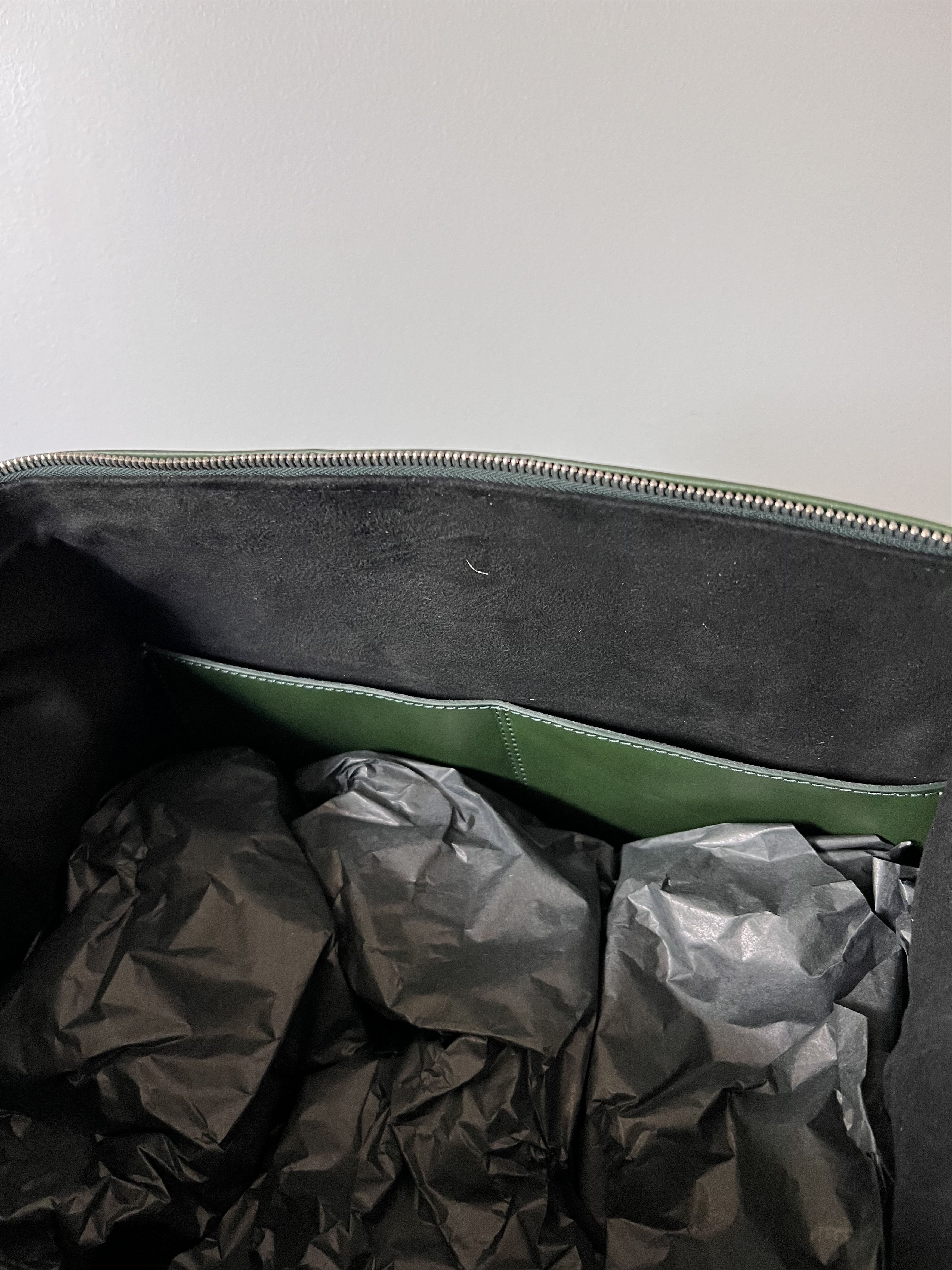 Enfants Riches Deprimes Enfants Riches Deprimes Leather Bowling Bag in Green Size ONE SIZE - 8 Thumbnail