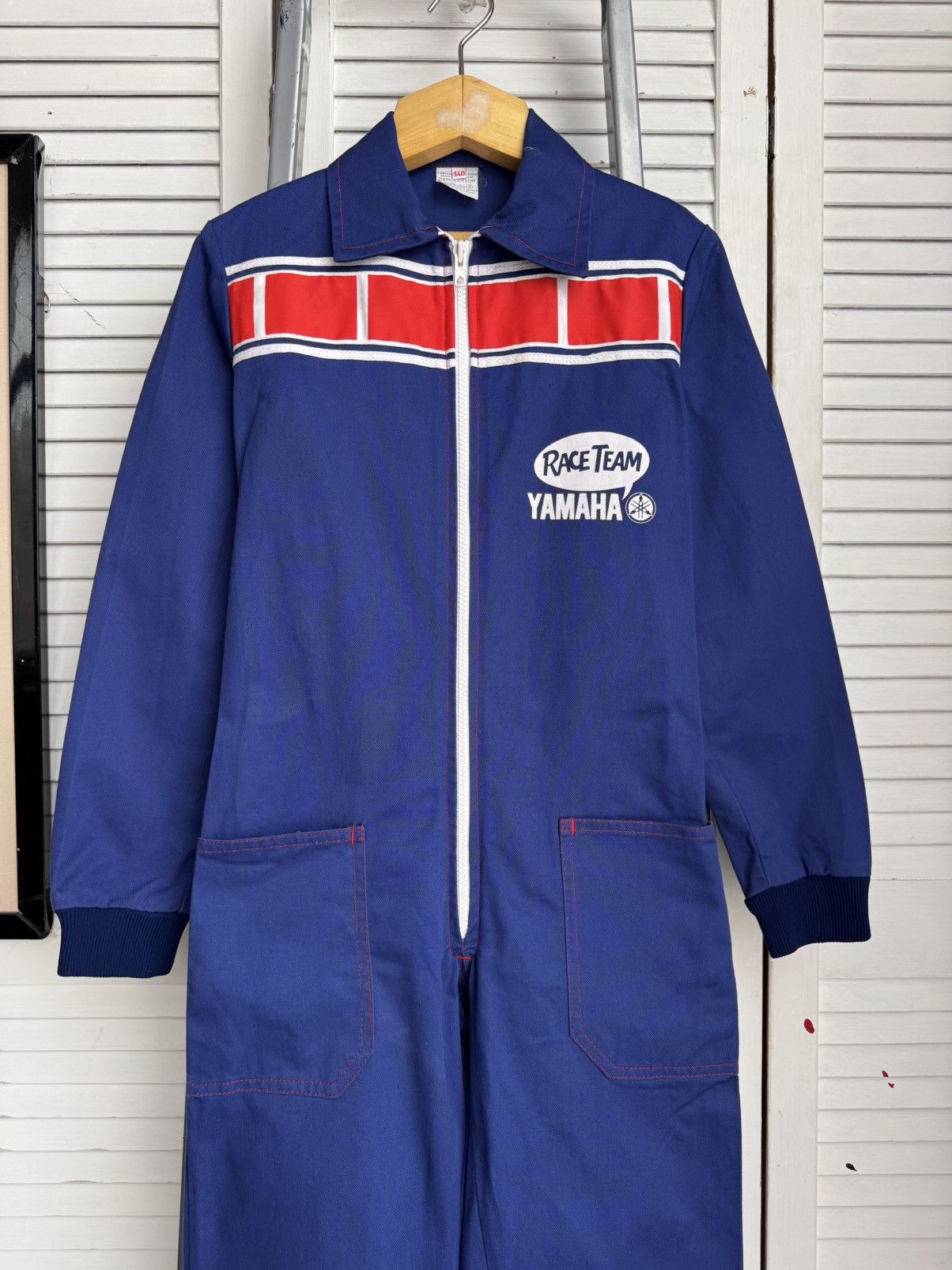 Yamaha Vintage Yamaha Race Team Coveralls Jumpsuit Mechanic Workwea Size US 26 / EU 42 - 6 Thumbnail