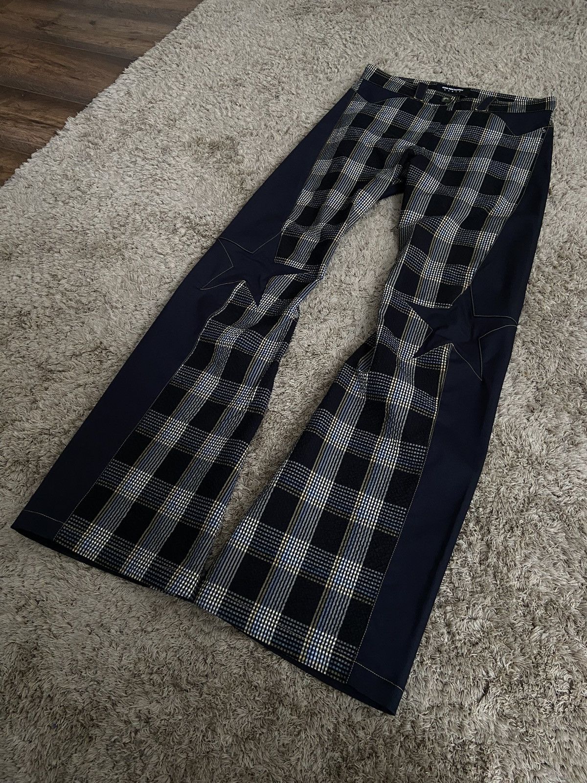 Kiko Kostadinov SS21 kiko kostadinov plaid star pants Size US 31 - 2 Thumbnail