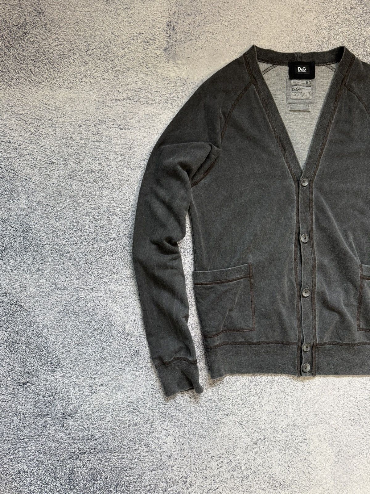 Dolce & Gabbana Dolce & Gabbana D&G Cotton Cardigan Men 50 Logo Pocket Italy Size US M / EU 48-50 / 2 - 2 Thumbnail