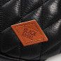 RUDE GALLERY RUDE GALLERY BLACK REBEL OUTSIDERS LEATHER WAIST BAG Size ONE SIZE - 4 Thumbnail