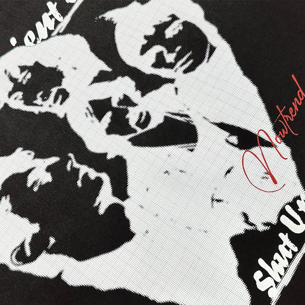 Vintage Men's retro American face print long-sleeved T-shirt y2k Size US M / EU 48-50 / 2 - 4 Thumbnail