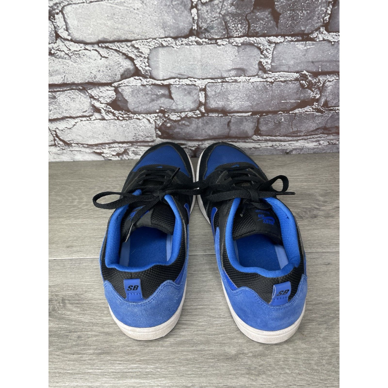 Nike Nike Alleyoop SB Royal Blue Black Synthetic Skate Shoes Men’ Size US 10.5 / EU 43-44 - 6 Thumbnail