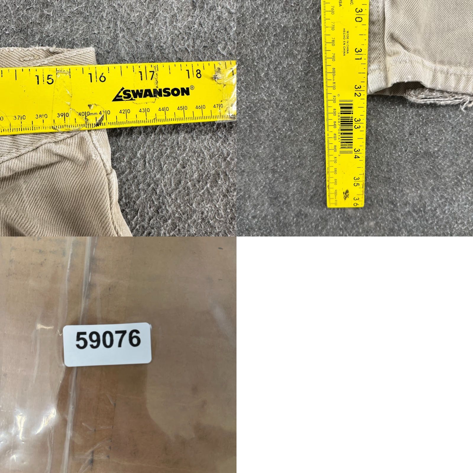 Calvin Klein VINTAGE Calvin Klein Jeans Mens 32x32 Beige Easy Fit Straight Relaxed Khaki Y2K Size US 32 / EU 48 - 11 Thumbnail